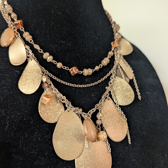 Gold Layered Necklace - Picture 8 of 10